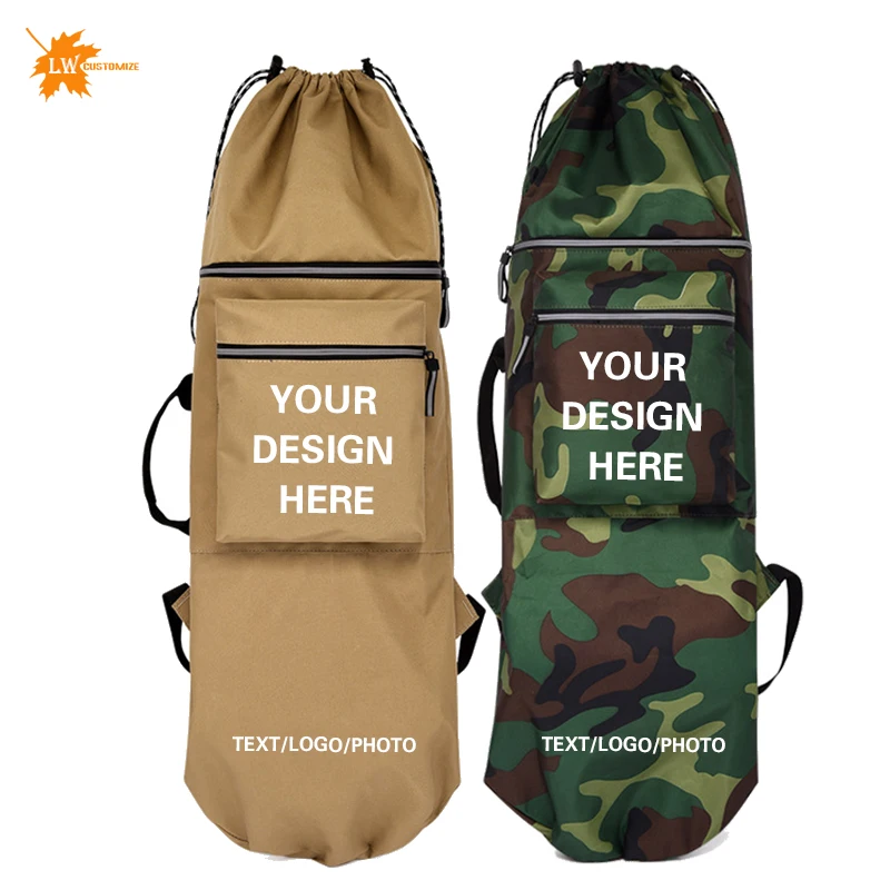 Customized Skateboard Bag With Printed Logo Double Wishbone Bag Lightweight And Waterproof Land Surfing Board Backpack DIY Name
Customized Skateboard Bag With Printed Logo Double Wishbone Bag Lightweight And Waterproof Land Surfing Board Backpack DIY Name