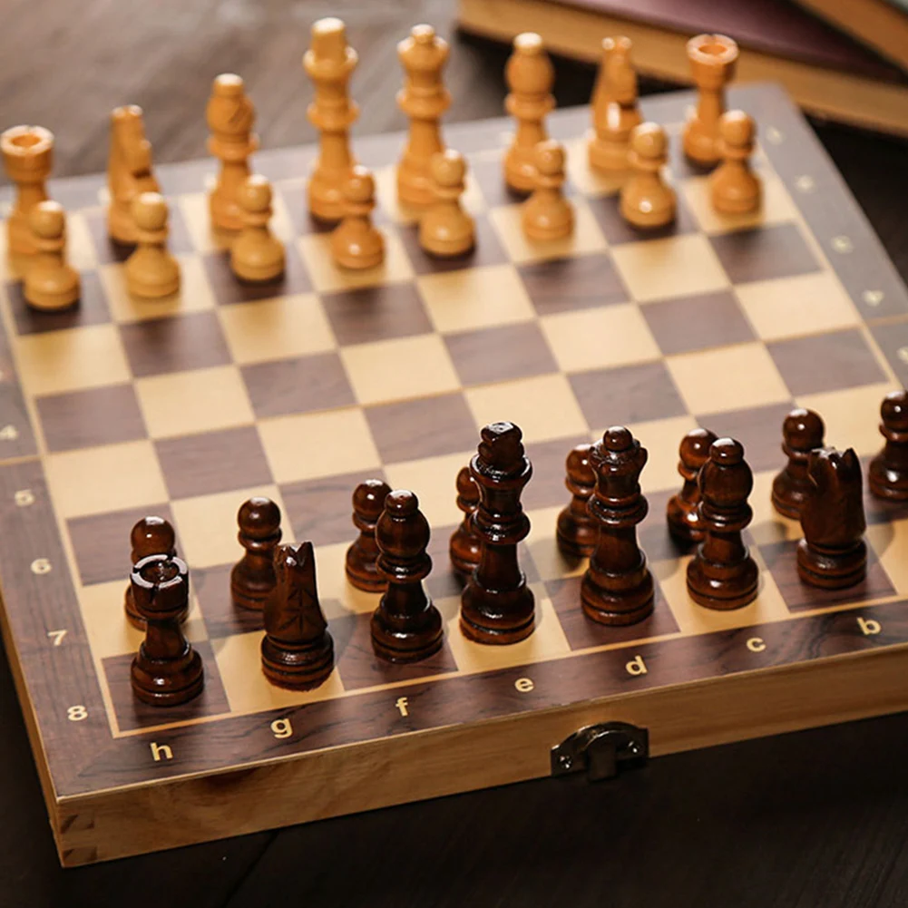 29x29cm Large Chessboard Developing Strategic Thinking 3 in 1 Chess Chekers Backgammon No Toxic Wood Board Game for Boys Girls
29x29cm Large Chessboard Developing Strategic Thinking 3 in 1 Chess Chekers Backgammon No Toxic Wood Board Game for Boys Girls
