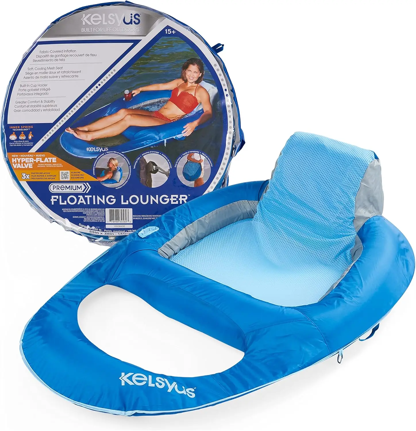 Premium Floating Lounger with Fast Inflation, Inflatable Recliner Chair, Lake & Pool Float for Adults with Cup Holder
Premium Floating Lounger with Fast Inflation, Inflatable Recliner Chair, Lake & Pool Float for Adults with Cup Holder