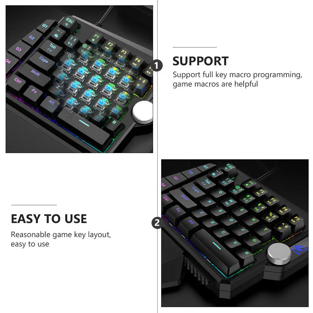 Gamer Keyboard Half Backlight Keyboards Mechanical for Gaming Backlit -Handed
Gamer Keyboard Half Backlight Keyboards Mechanical for Gaming Backlit -Handed