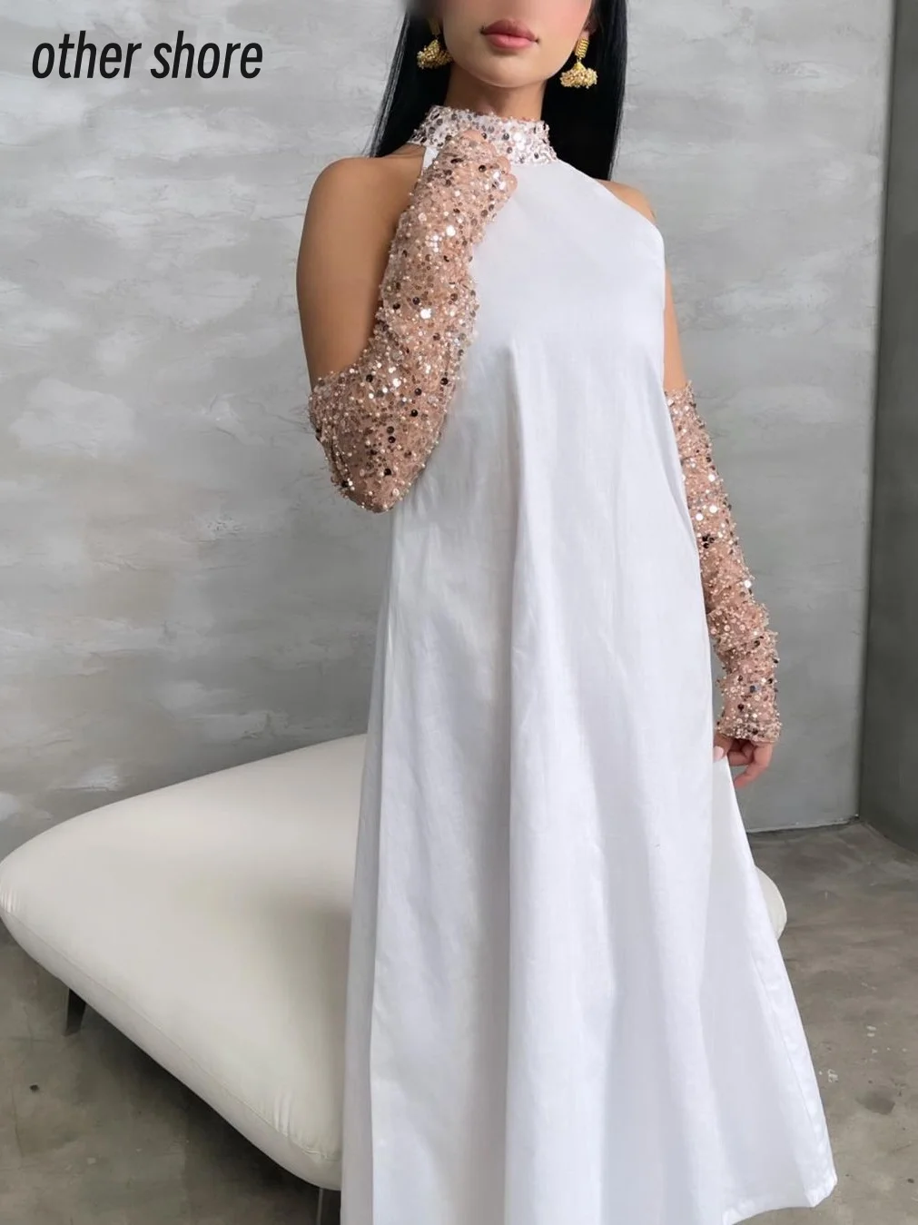 Other Shore Elegant Vintage Simple White Sequins Gloves Customize Formal Occasion Prom Dress Evening Party Gowns
Other Shore Elegant Vintage Simple White Sequins Gloves Customize Formal Occasion Prom Dress Evening Party Gowns