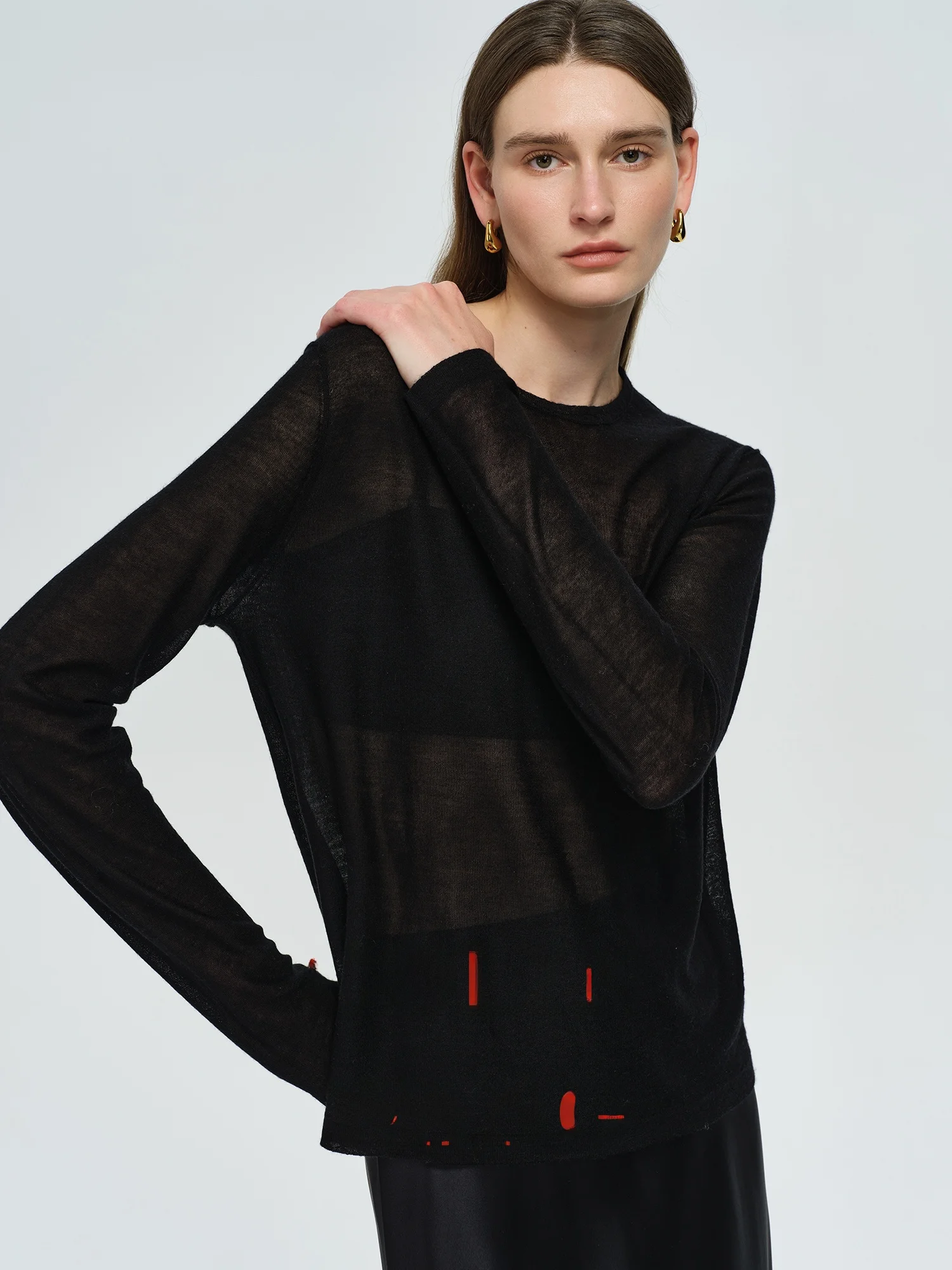 Colin Wang Camere Knitted Base irt mat round Ne eep Camere Women's Pullover Spring 2026 Faion Ladies' Premium
Colin Wang Camere Knitted Base irt mat round Ne eep Camere Women's Pullover Spring 2026 Faion Ladies' Premium