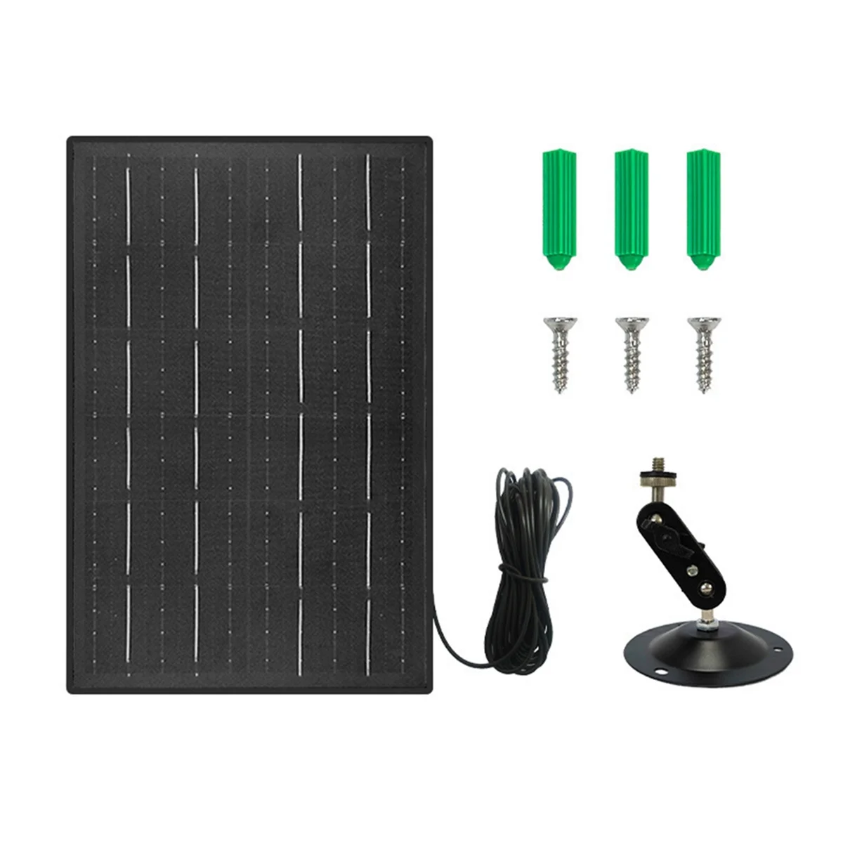 Practical 10W 5V Solar Panels for Security Cameras Recharged Battery Cameras Adjustable Security Camera Power Supply
Practical 10W 5V Solar Panels for Security Cameras Recharged Battery Cameras Adjustable Security Camera Power Supply