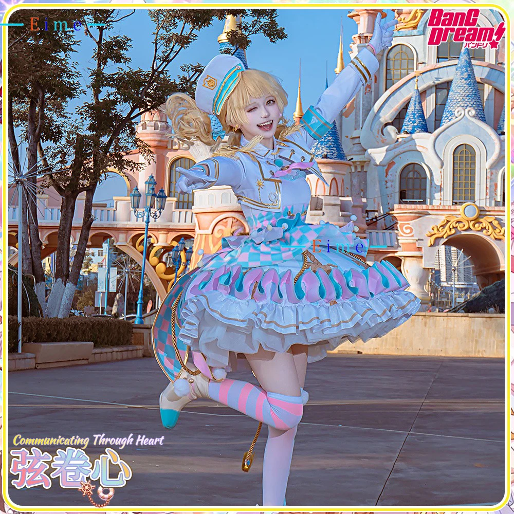 BanG Dream Kokoro Tsurumaki Cosplay Costume Women Lolita Dress Fancy Party Suit Halloween Carnival Uniforms Anime Clothing
BanG Dream Kokoro Tsurumaki Cosplay Costume Women Lolita Dress Fancy Party Suit Halloween Carnival Uniforms Anime Clothing