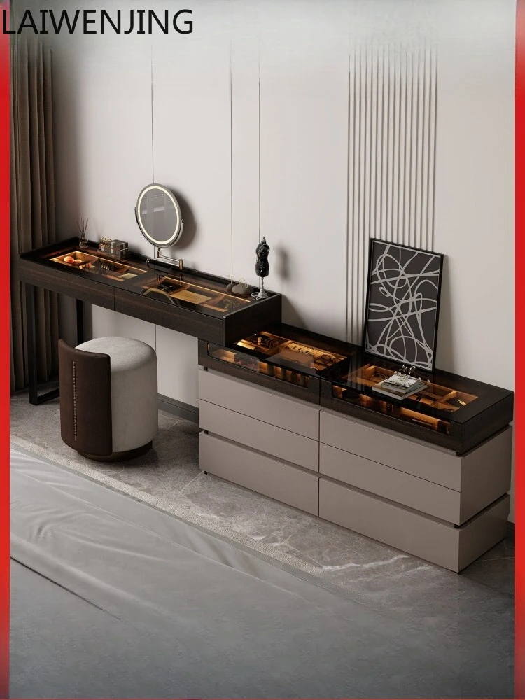 MJY Italian dresser chest cabinet integrated light luxury bedside storage cabinet makeup table
MJY Italian dresser chest cabinet integrated light luxury bedside storage cabinet makeup table