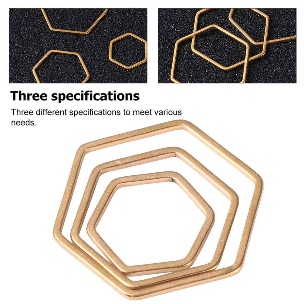 Stainless Steel Hexagon Hollow Pendant Necklace Accessory Jewelry Decoration DIY Craft Project Charm Bracelet Earring Metal
Stainless Steel Hexagon Hollow Pendant Necklace Accessory Jewelry Decoration DIY Craft Project Charm Bracelet Earring Metal
