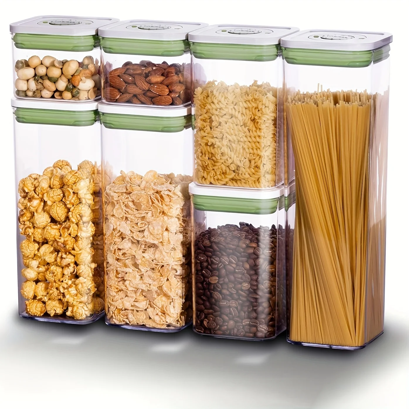 Airtight Food Storage Containers with Date Recording Lids, Stackable Plastic Storage Containers Set Of 7, Dry Cereal
Airtight Food Storage Containers with Date Recording Lids, Stackable Plastic Storage Containers Set Of 7, Dry Cereal