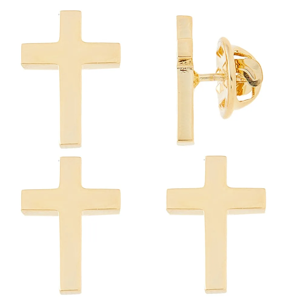 4Pcs Brass Brooches with Iron Pin Golden 20x10mm
4Pcs Brass Brooches with Iron Pin Golden 20x10mm