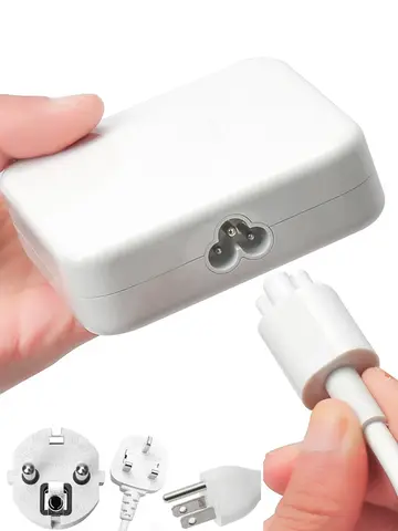 WESAPPA gümüş iMac 24 için 143W 15.8V 9.05A inç M1 A2439 A2438 A2290 2021 2022 yıl güç adaptörü ab abd İngiltere kablosu