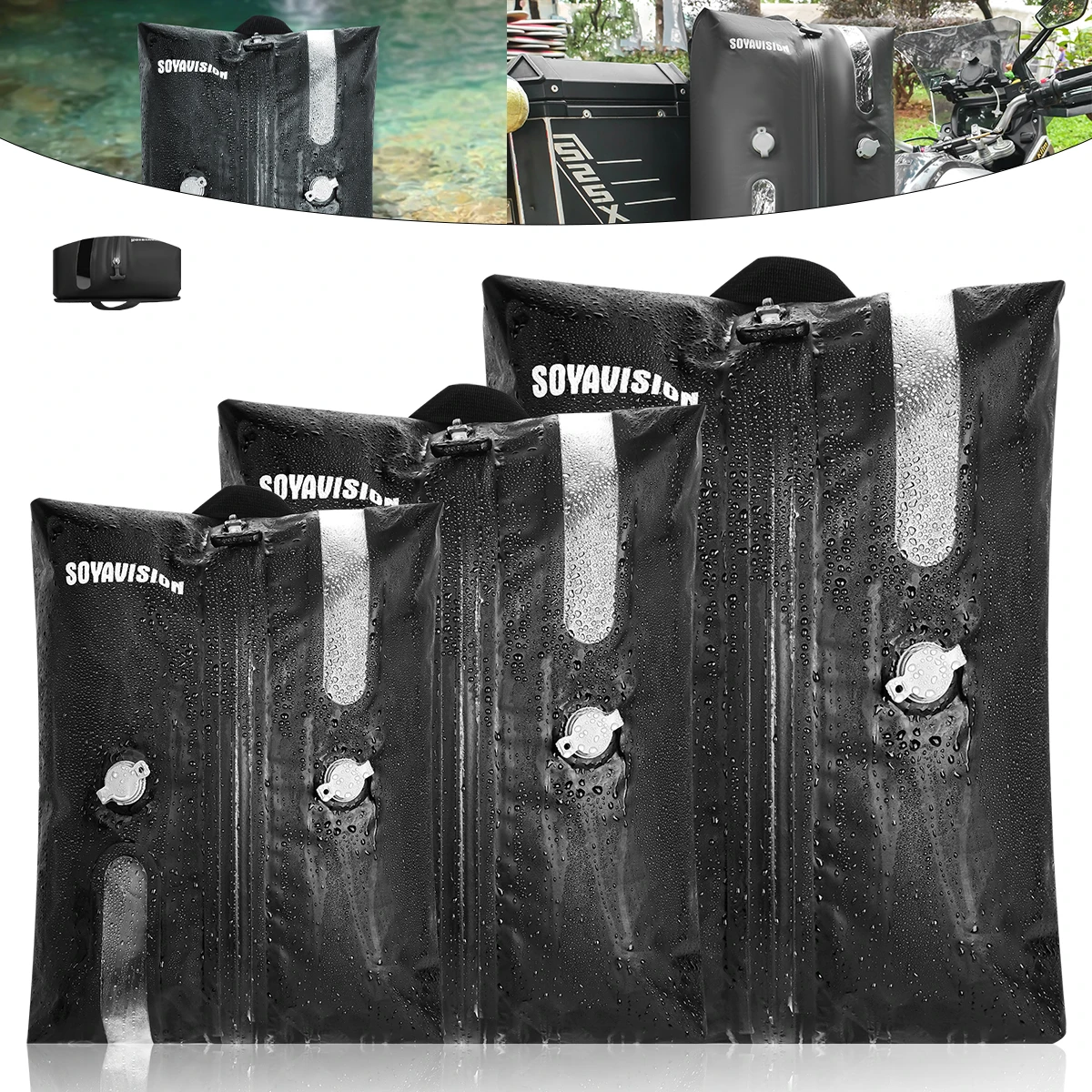 Outdoor Motorcycle Vacuum Compression Bags, Camping Travel Clothing Storage Bags, Space-Saver Organizer For Hiking Trips
Outdoor Motorcycle Vacuum Compression Bags, Camping Travel Clothing Storage Bags, Space-Saver Organizer For Hiking Trips