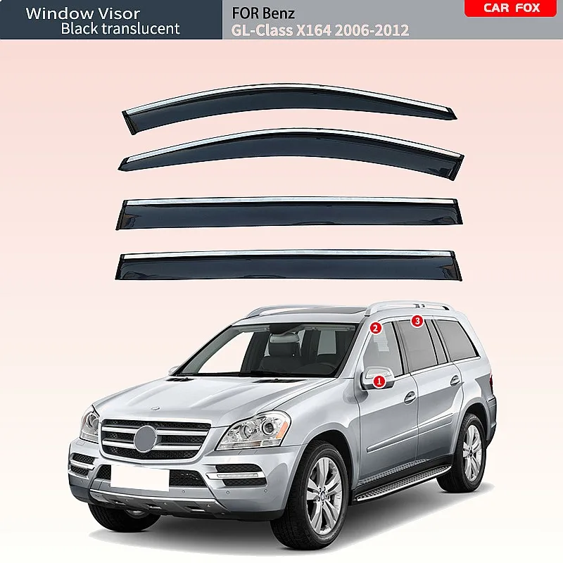 For Benz GL Class X164 X166 2006-2015 Car Window Visor Rain Sun Shade Side Shield Auto Accessories
For Benz GL Class X164 X166 2006-2015 Car Window Visor Rain Sun Shade Side Shield Auto Accessories