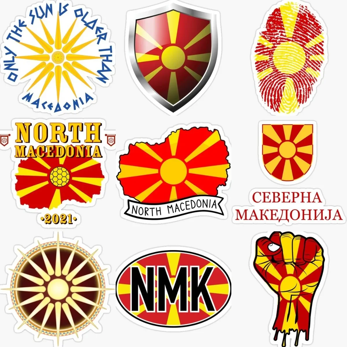 Macedonian MK Flag Map Sun Emblem Sticker Vinyl Motorcycle Bike Accessories Laptop Wall Room Truck Window Glass Helmet Car Decal
Macedonian MK Flag Map Sun Emblem Sticker Vinyl Motorcycle Bike Accessories Laptop Wall Room Truck Window Glass Helmet Car Decal