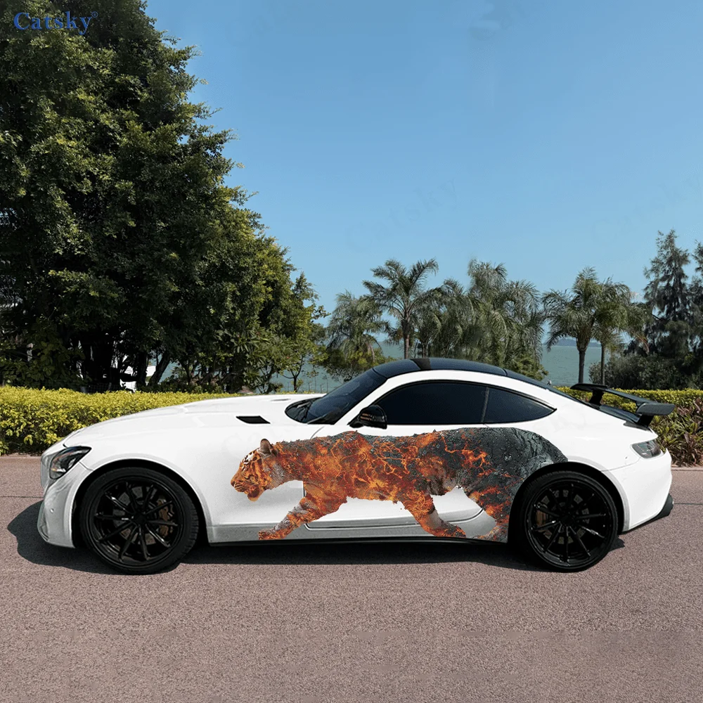 Flame Tiger Smoke Walk Car Vinyl Wraps Decal Self-adhesive PVC Sticker Suitable for Trucks SUV Decoration Auto Accessories Gift
Flame Tiger Smoke Walk Car Vinyl Wraps Decal Self-adhesive PVC Sticker Suitable for Trucks SUV Decoration Auto Accessories Gift