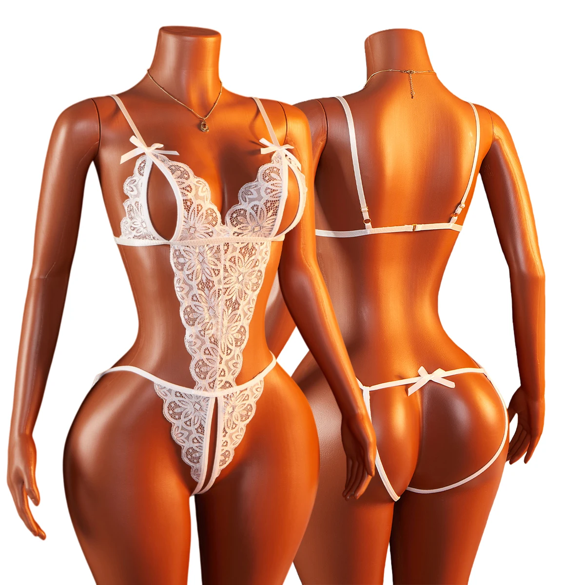 Sexy Women's Cutout Open Cup Crotchless Lingerie Bodysuit Sheer Mesh See Through Teddy With Plunge Bra
Sexy Women's Cutout Open Cup Crotchless Lingerie Bodysuit Sheer Mesh See Through Teddy With Plunge Bra