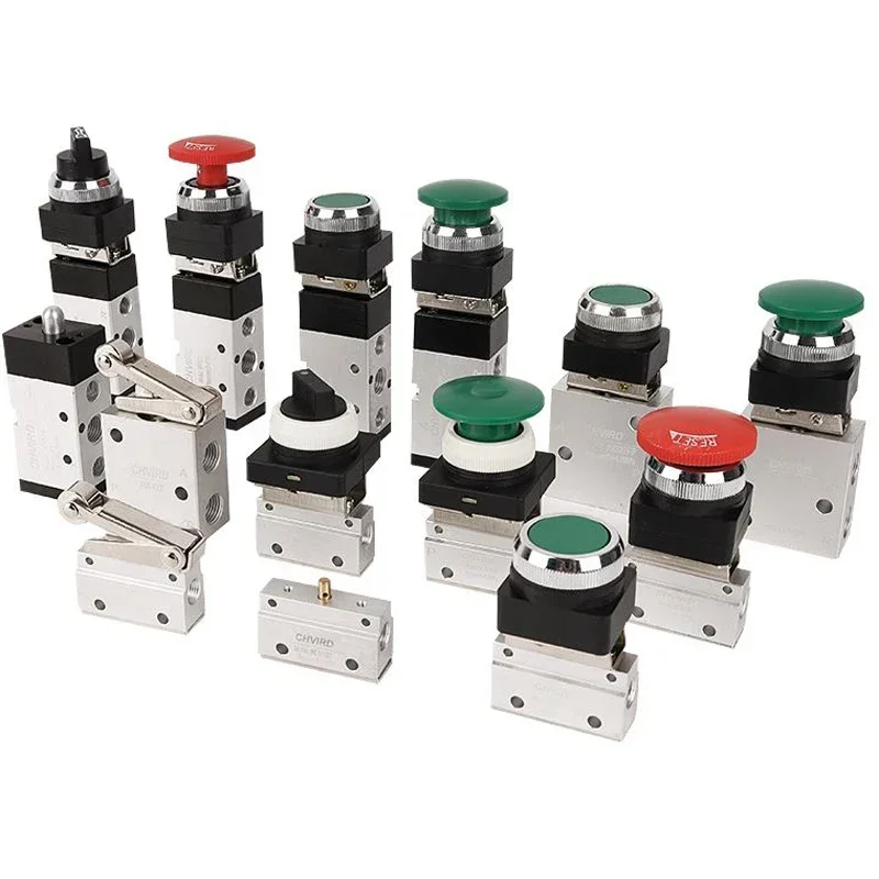 Pneumatic Mechanical Valve 2 Position 5 Way Manual Valve Air Switch Control Valve Push Button Momentary
Pneumatic Mechanical Valve 2 Position 5 Way Manual Valve Air Switch Control Valve Push Button Momentary