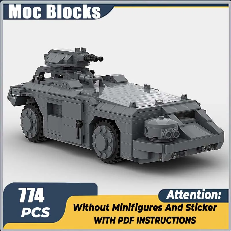 MOC Building Block Children's Movie Assembled Model Toy Aliens M577 APC Military Series Armored Car Children's Gift
MOC Building Block Children's Movie Assembled Model Toy Aliens M577 APC Military Series Armored Car Children's Gift