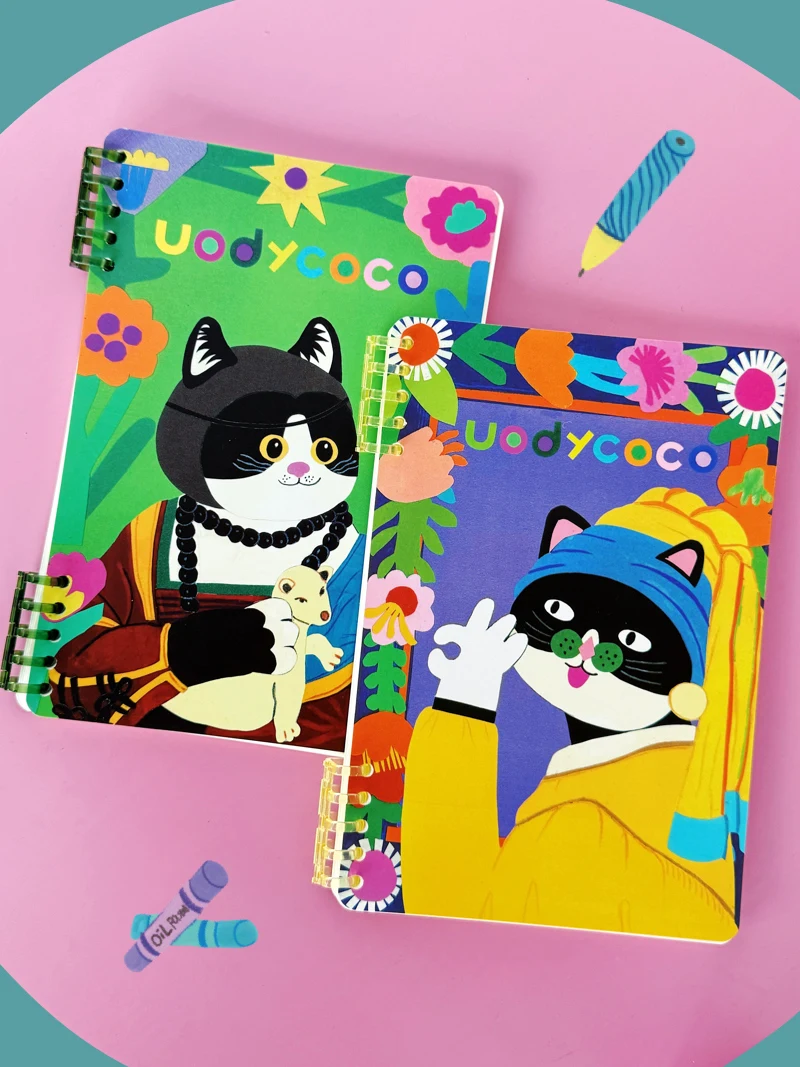 Original Cute Cartoon Student Notebook Journal Contemporary Creative Cultural Gift Item UODY Handmade Notebook
Original Cute Cartoon Student Notebook Journal Contemporary Creative Cultural Gift Item UODY Handmade Notebook