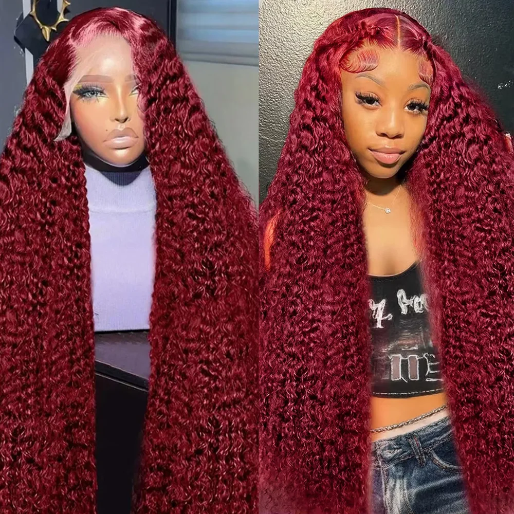 Deep Wave Human Hair 13x6 Lace Frontal Wig 99J Burgundy Deep Wave Human Hair 200 Density 46 Inches Wigs For Black Women
Deep Wave Human Hair 13x6 Lace Frontal Wig 99J Burgundy Deep Wave Human Hair 200 Density 46 Inches Wigs For Black Women