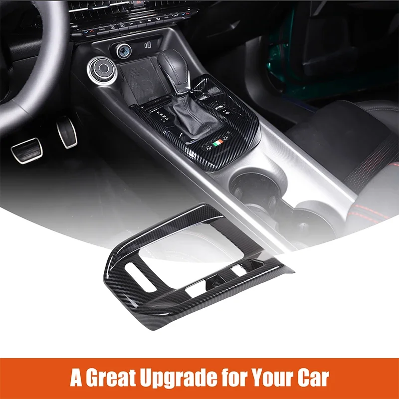 ABS Carbon Fiber Car Central Control Gear Shifter Panel Frame Cover For Alfa Romeo Tonale 965 2022-2024 Trim Car Accessories
ABS Carbon Fiber Car Central Control Gear Shifter Panel Frame Cover For Alfa Romeo Tonale 965 2022-2024 Trim Car Accessories