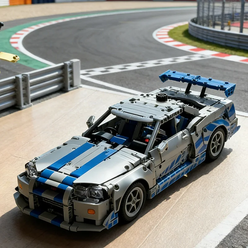 Механический набор 42210, набор моделей спортивного автомобиля GT-R34, подарок на день рождения, рождественский подарок, развивающие игрушки
Механический набор 42210, набор моделей спортивного автомобиля GT-R34, подарок на день рождения, рождественский подарок, развивающие игрушки