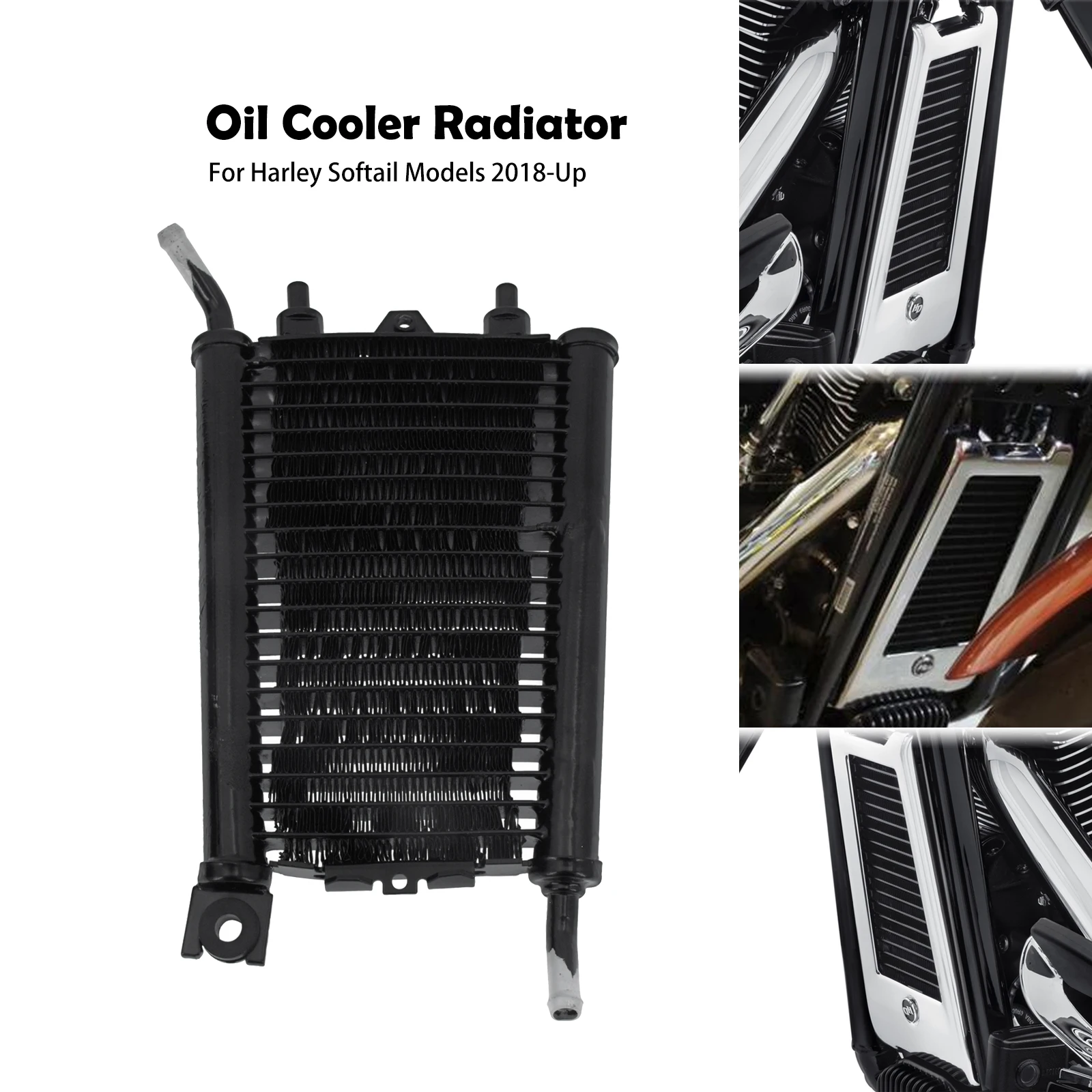 Motorcycle Radiator Oil Cooler Water Cooling Tank For Harley Softail 2018-25 Low Rider Fat Boy Breakout Street Fat Bob Heritage
Motorcycle Radiator Oil Cooler Water Cooling Tank For Harley Softail 2018-25 Low Rider Fat Boy Breakout Street Fat Bob Heritage