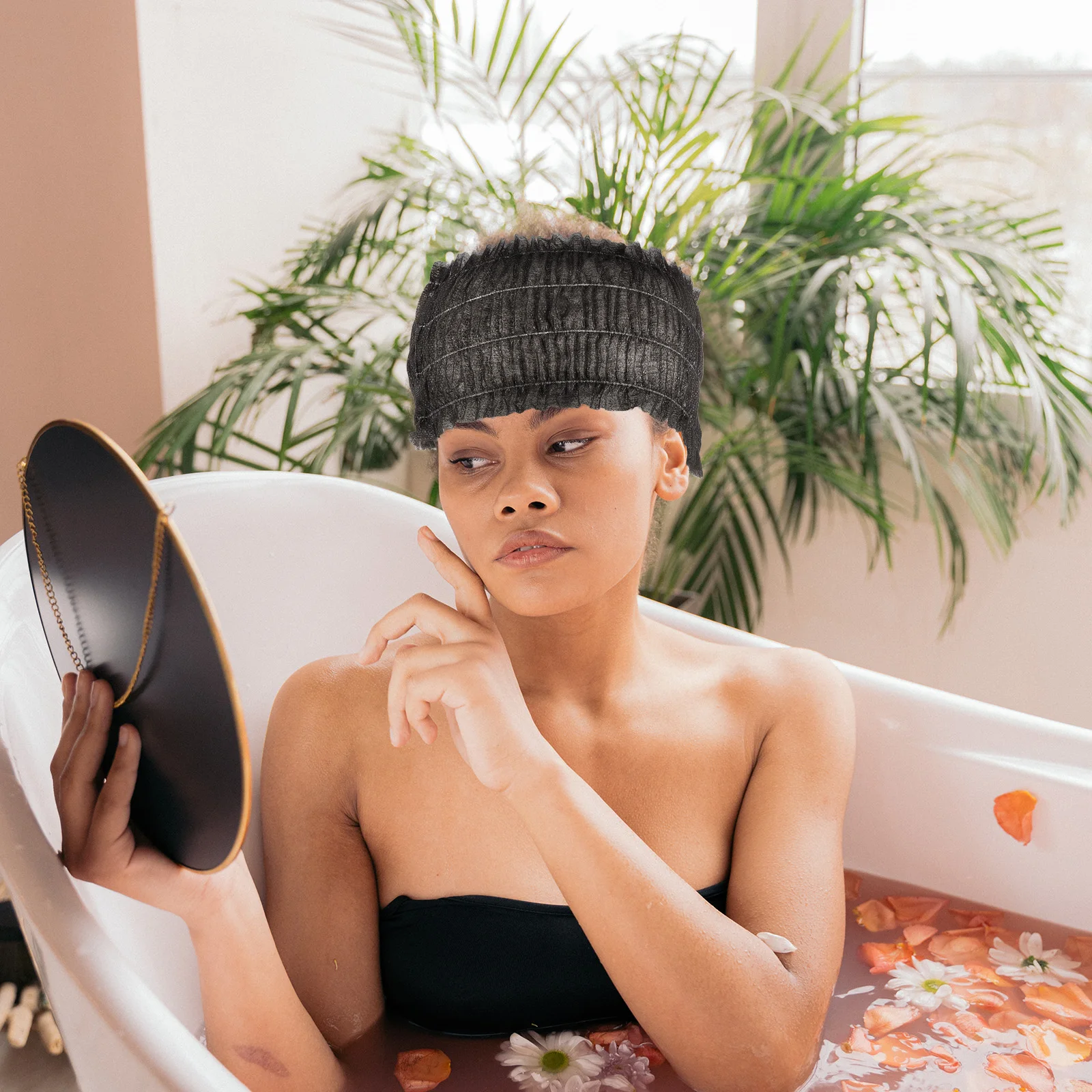 100pcs Disposable Headbands For Facial Skincare Spa Makeup Washing Face Elastic Non-Woven Hair Bands Salon Use
100pcs Disposable Headbands For Facial Skincare Spa Makeup Washing Face Elastic Non-Woven Hair Bands Salon Use