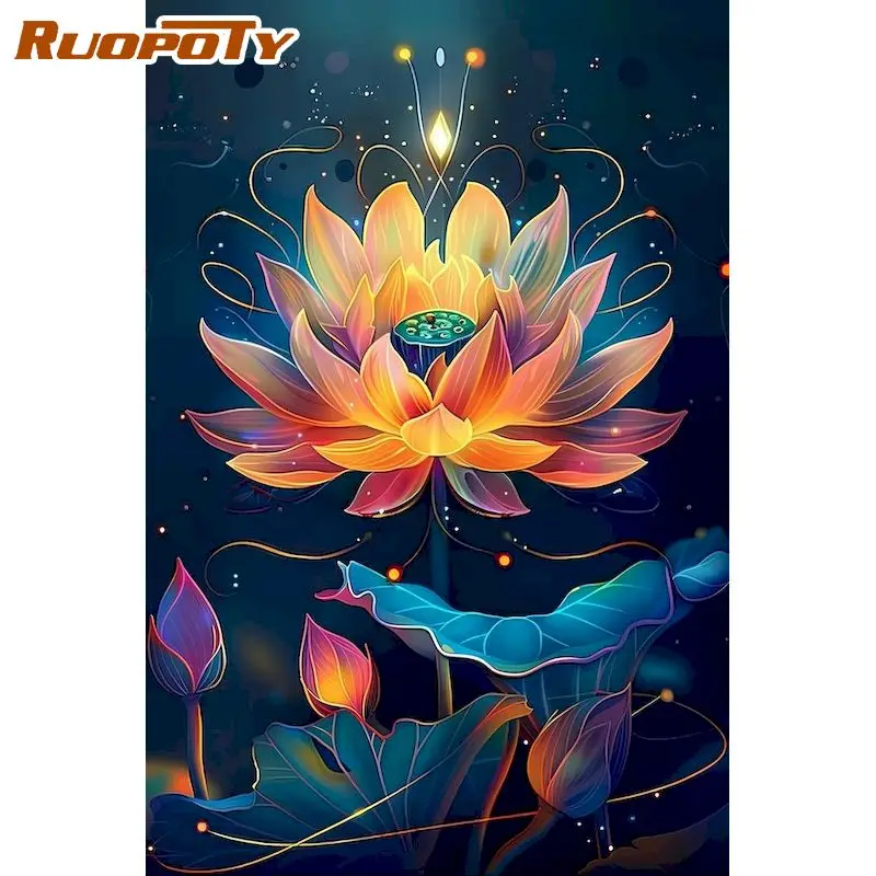 RUOPOTY Diamond Painting For Adults Diy Idea Lotus Full Round/Square Paint By Diamonds Home Decoration Rhinestone Of Picture
RUOPOTY Diamond Painting For Adults Diy Idea Lotus Full Round/Square Paint By Diamonds Home Decoration Rhinestone Of Picture