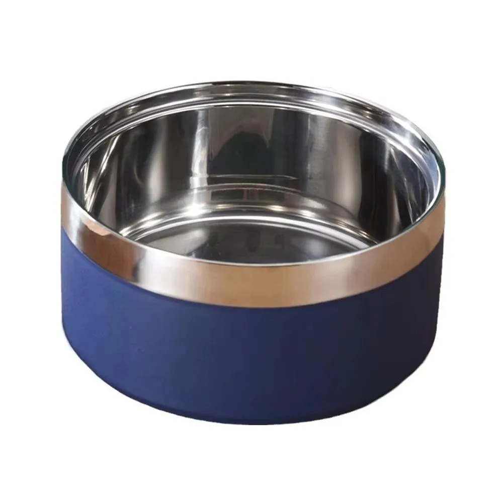 Stainless Steel Pet Bowl Double Layer with Non-Slip Mat Dog Cat Food Water Bowls Large Capacity Circular Dog Feeding Bowl
Stainless Steel Pet Bowl Double Layer with Non-Slip Mat Dog Cat Food Water Bowls Large Capacity Circular Dog Feeding Bowl