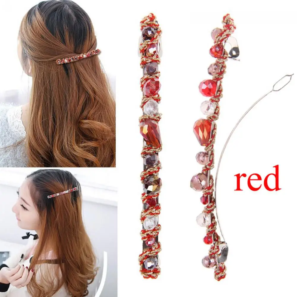 Elegant Hair Accessories Rhinestone Barrette Hairpin Hair Clip Crystal
Elegant Hair Accessories Rhinestone Barrette Hairpin Hair Clip Crystal