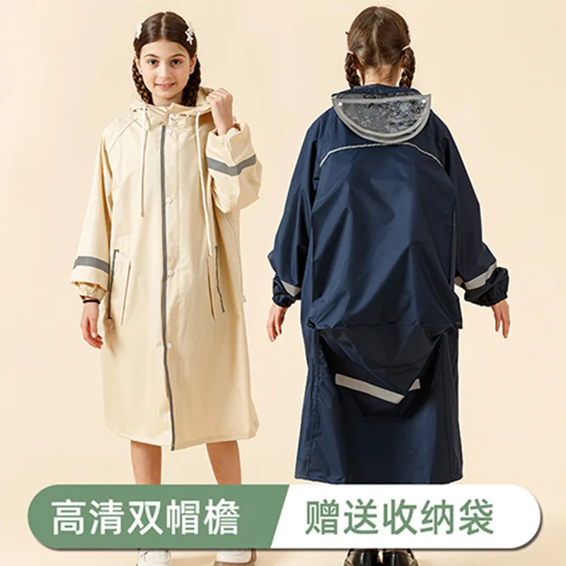 insKorean Style Children's Raincoat Spring and Asian Textile Extended Body Waterproof Poncho with Schoolbag Student Raincoa
insKorean Style Children's Raincoat Spring and Asian Textile Extended Body Waterproof Poncho with Schoolbag Student Raincoa
