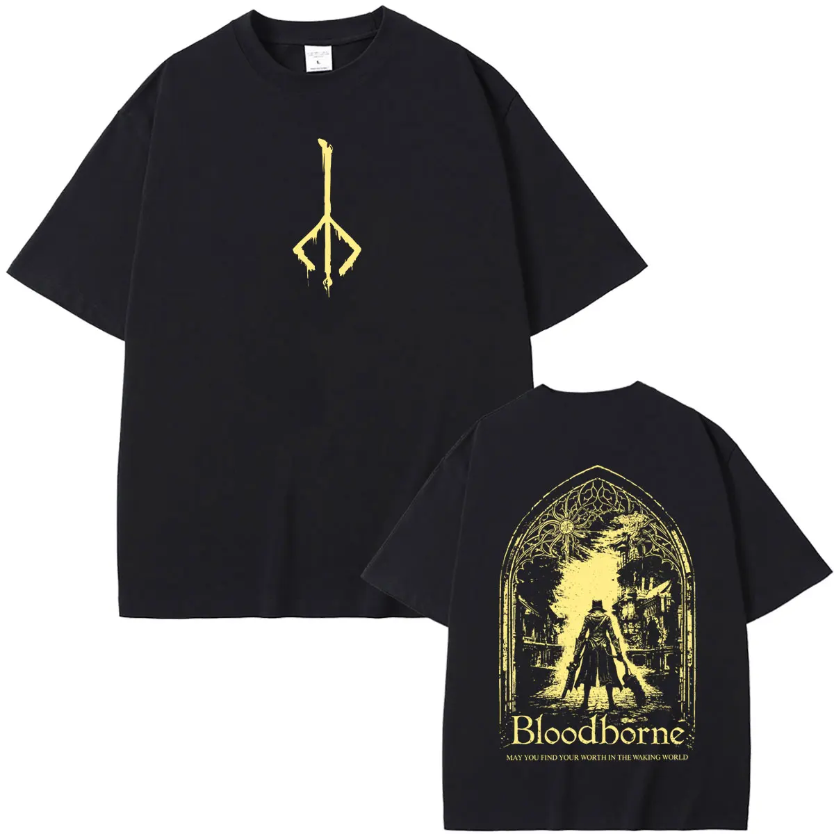 Game Bloodborne T-shirt Men Women Retro Gothic Rock Streetwear Men's Hip Hop Oversized Tshirt Male Fashion Vintage T Shirts Tops
Game Bloodborne T-shirt Men Women Retro Gothic Rock Streetwear Men's Hip Hop Oversized Tshirt Male Fashion Vintage T Shirts Tops