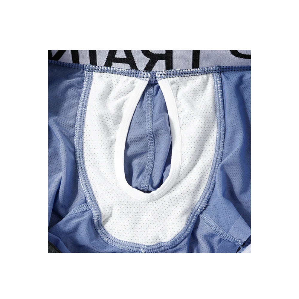 Transparent Men Ice Silk Seamless Briefs High Fork Underwear Separate U Pouch Sports Fitness Panties Underpants
Transparent Men Ice Silk Seamless Briefs High Fork Underwear Separate U Pouch Sports Fitness Panties Underpants