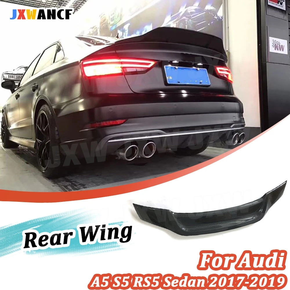 JXWANCF Углеродное волокно и FRP Задний спойлер Boot Duck Wings для Audi A5 S5 RS5 Седан 4-дверный 2017 2018 2019 Задний спойлер
JXWANCF Углеродное волокно и FRP Задний спойлер Boot Duck Wings для Audi A5 S5 RS5 Седан 4-дверный 2017 2018 2019 Задний спойлер