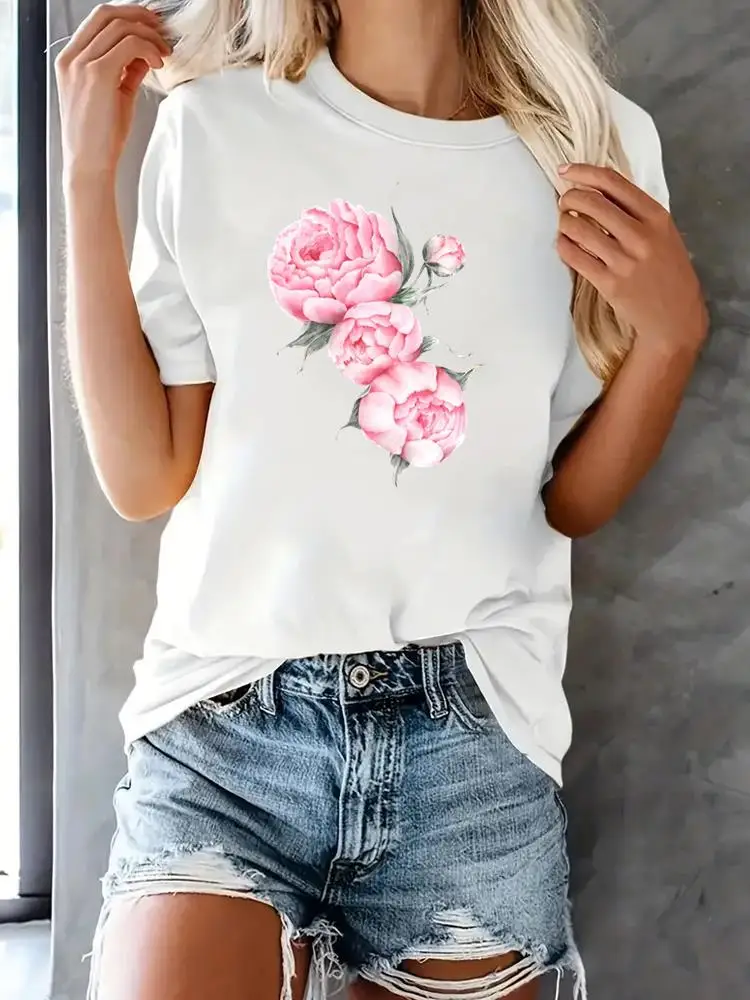 Flower Lovely Trend 90s Printed Women Top Clothing Female T Shirt Fashion Casual Tee Short Sleeve Clothes Graphic T-shirts
Flower Lovely Trend 90s Printed Women Top Clothing Female T Shirt Fashion Casual Tee Short Sleeve Clothes Graphic T-shirts
