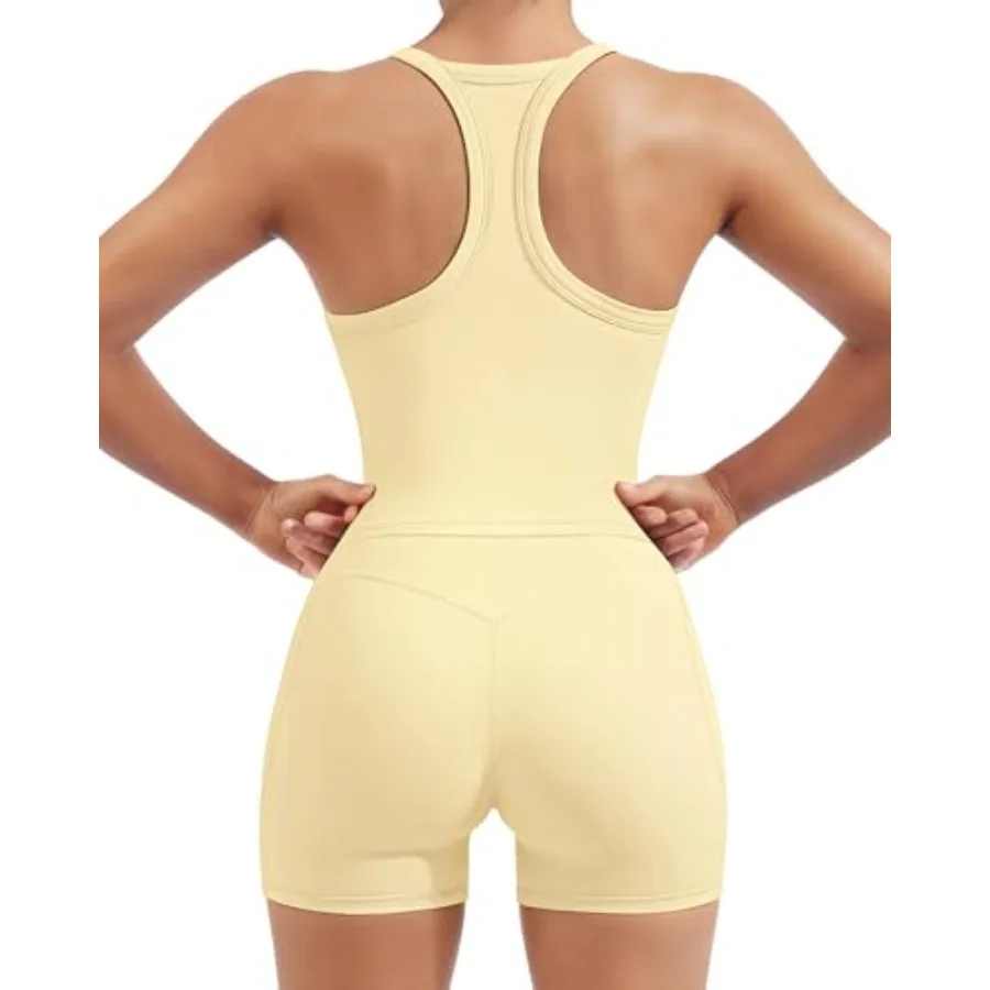 SUUKSESS Women 2 Pcs Workout Sets High Waisted Biker Shorts with Pockets Built in bra Racerback Tank Tops
SUUKSESS Women 2 Pcs Workout Sets High Waisted Biker Shorts with Pockets Built in bra Racerback Tank Tops