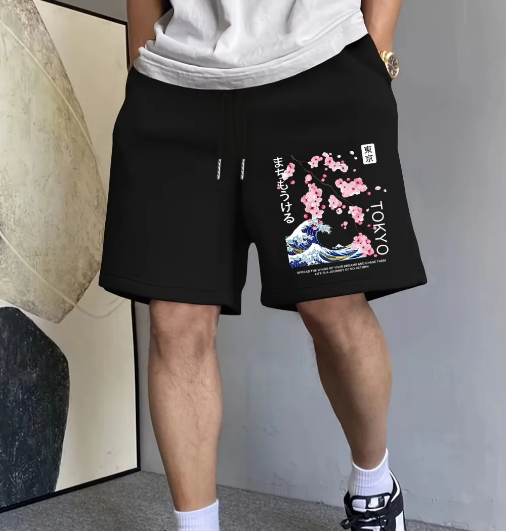 Tokyo Cherry Blossom Wave Prints Pants Mens Summer High Waisted Wide Sporty Shorts Basics Oversized Shorts Casual Pocket Clothes
Tokyo Cherry Blossom Wave Prints Pants Mens Summer High Waisted Wide Sporty Shorts Basics Oversized Shorts Casual Pocket Clothes