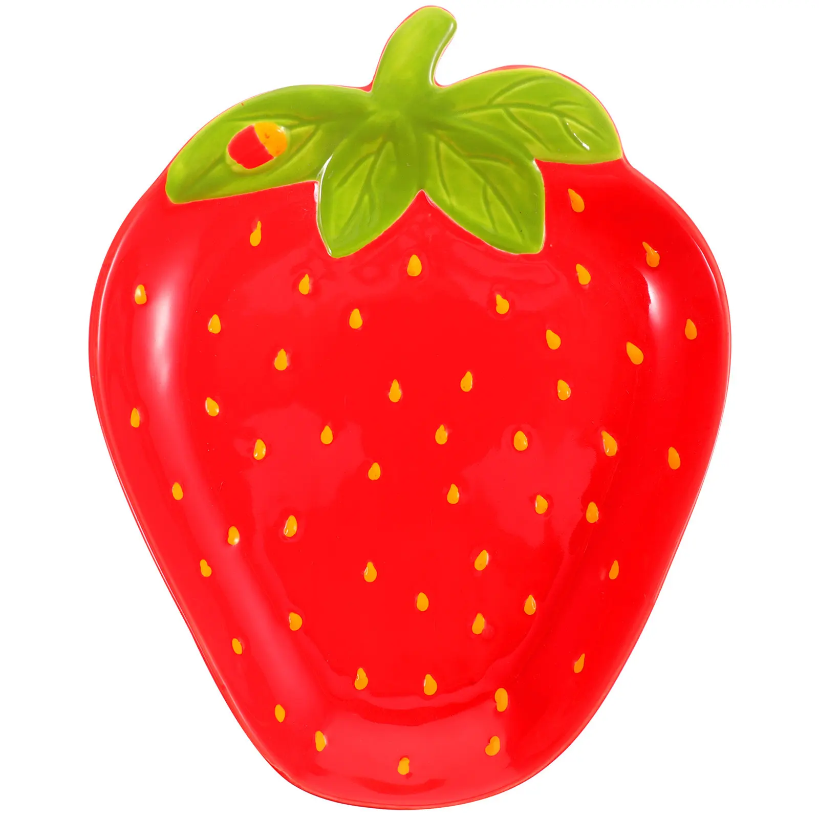 Strawberry Shape Ceramic Food Plate Creative Fruit Design Decorative Printing Dish Household Salad Bowl Multipurpose
Strawberry Shape Ceramic Food Plate Creative Fruit Design Decorative Printing Dish Household Salad Bowl Multipurpose