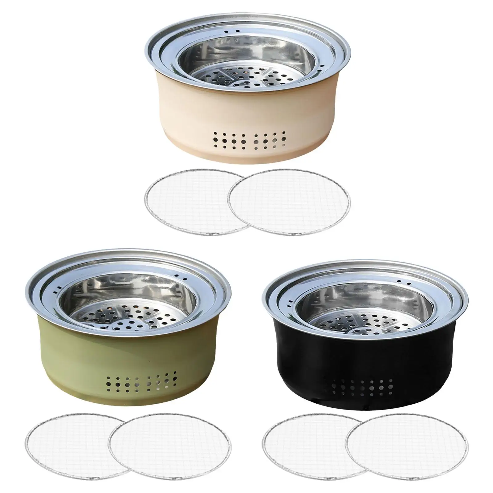 BBQ Grill Fireplace Round Firepit Bowl Tabletop Stove Barbecue Stove for Backpacking Outside Household Outdoor Teapot Kettle
BBQ Grill Fireplace Round Firepit Bowl Tabletop Stove Barbecue Stove for Backpacking Outside Household Outdoor Teapot Kettle