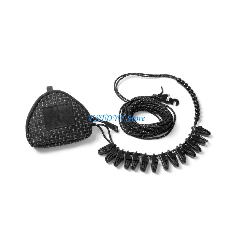 G6DE Outdoor Survival Tent Rope Quality Braided Construction Windproof Antislip Multiple Scenario Clothesline for Tent
G6DE Outdoor Survival Tent Rope Quality Braided Construction Windproof Antislip Multiple Scenario Clothesline for Tent