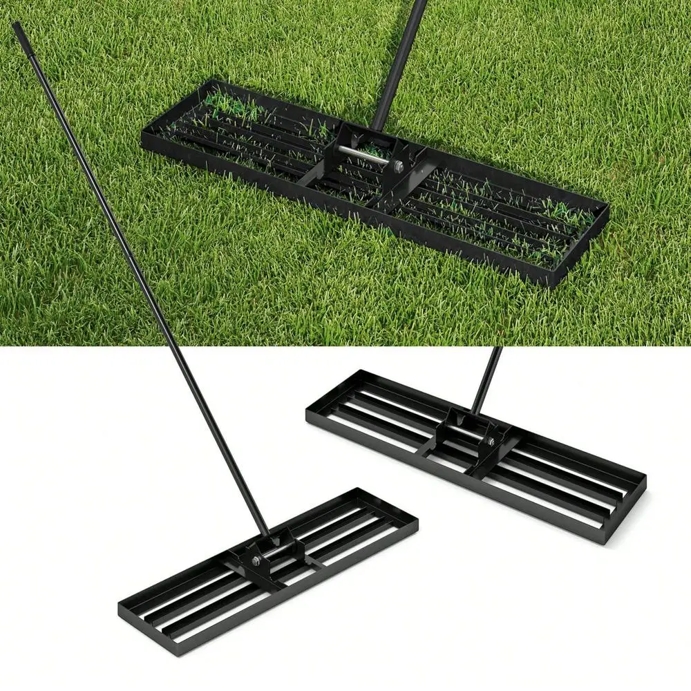 Lawn Leveling Rake 36 X 10 Heavy Duty Level Lawn Tool For Garden Backyard Lawn Black
Lawn Leveling Rake 36 X 10 Heavy Duty Level Lawn Tool For Garden Backyard Lawn Black