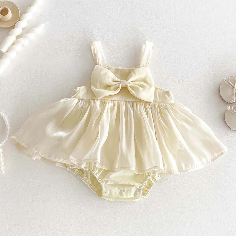 2025 New Summer 0-24M Baby Girls Clothing Toddler Baby Girls Jumpsuit Sleeveless Cotton Mesh Splicing Newborn Baby Girls Romper
2025 New Summer 0-24M Baby Girls Clothing Toddler Baby Girls Jumpsuit Sleeveless Cotton Mesh Splicing Newborn Baby Girls Romper