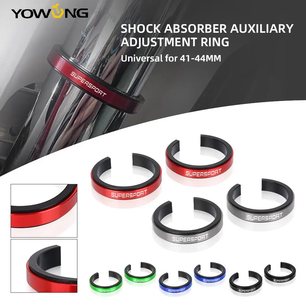 41-44mm Motorcycle Shock Absorber Auxiliary Adjustment Ring CNC FOR DUCATI SUPERSPORT / S Marzocchi 2024 2023 Front Suspension
41-44mm Motorcycle Shock Absorber Auxiliary Adjustment Ring CNC FOR DUCATI SUPERSPORT / S Marzocchi 2024 2023 Front Suspension