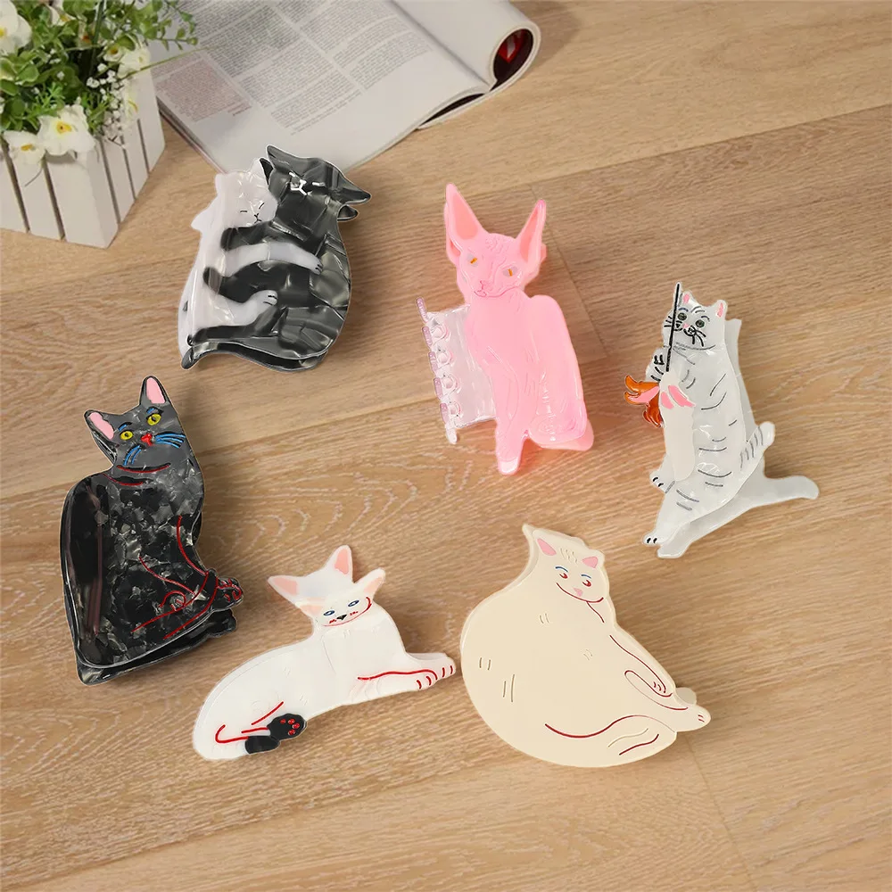 YHJ A House Full of Cats Hair Claw Cute Kitten Cat People Eco-Friendly Acetate Hair Claw Clips Hair Accessories for Women Girls
YHJ A House Full of Cats Hair Claw Cute Kitten Cat People Eco-Friendly Acetate Hair Claw Clips Hair Accessories for Women Girls