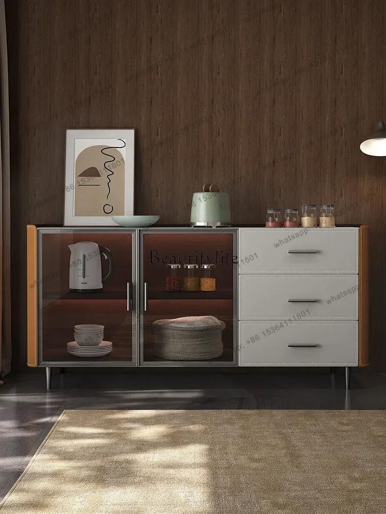 LD33Slate solid wood dining side cabinet modern simple kitchen storage tea cabinet
LD33Slate solid wood dining side cabinet modern simple kitchen storage tea cabinet