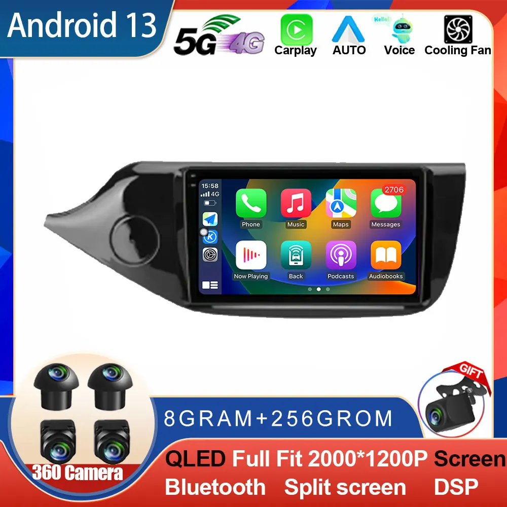 Автомагнитола на Android 13 для KIA CEED Cee 'd JD 2012 2013 2014-2018, мультимедийный видеоплеер с GPS-навигацией, стерео авторадио Carplay
Автомагнитола на Android 13 для KIA CEED Cee 'd JD 2012 2013 2014-2018, мультимедийный видеоплеер с GPS-навигацией, стерео авторадио Carplay