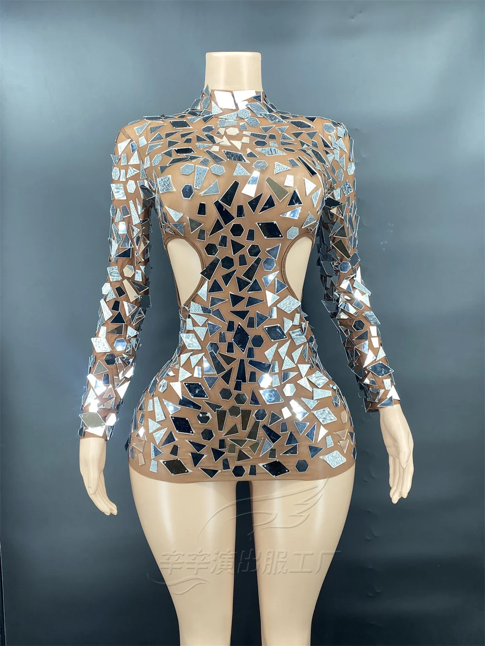 New Female Singer Car Model DJ Rhinestone Lens Mesh Elastic Skirt Dress Party Stage Show Performance Wear
New Female Singer Car Model DJ Rhinestone Lens Mesh Elastic Skirt Dress Party Stage Show Performance Wear