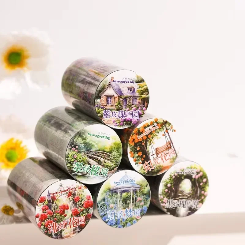1Roll 2M PET Tape Dreamy Landscaping Garden Handbook Material Decorative Stickers Adhesives Tapes Scrapbook cut 60mm*2m
1Roll 2M PET Tape Dreamy Landscaping Garden Handbook Material Decorative Stickers Adhesives Tapes Scrapbook cut 60mm*2m