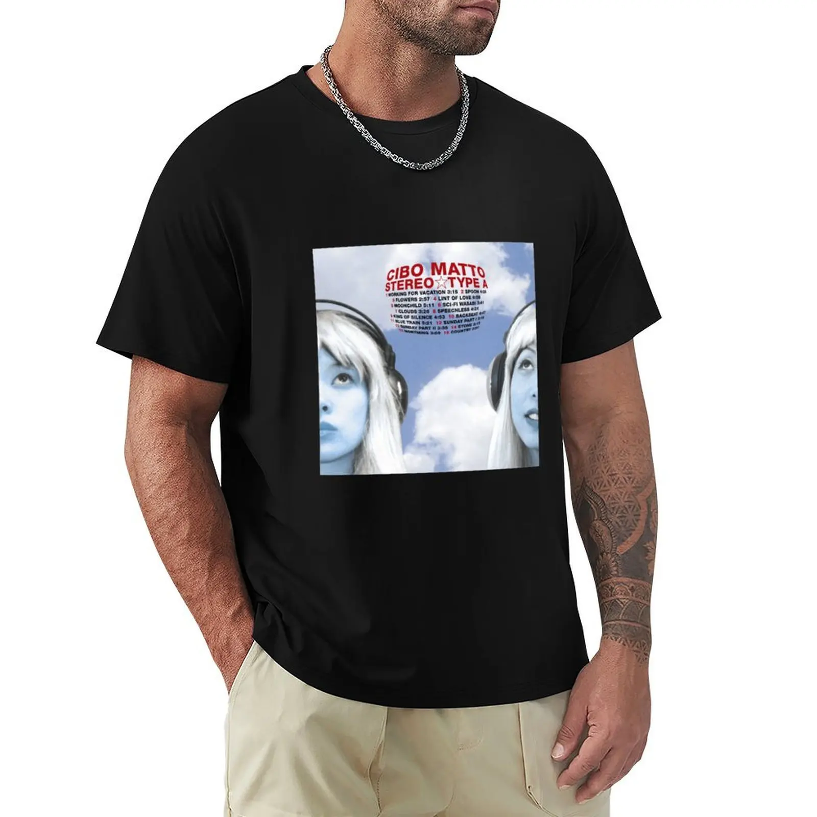 Cibo Matto Stereo Type A T-Shirt topping customs design your own funny gifts designer t shirt men
Cibo Matto Stereo Type A T-Shirt topping customs design your own funny gifts designer t shirt men