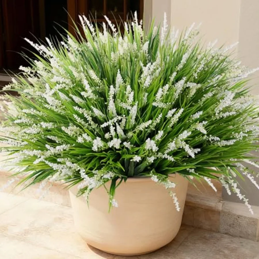 20PCS Artificial Plants Fake Flowers Monkey Grass for Outdoors, UV Resistant Realistic Faux Greenery Shrubs Outside Decor for H
20PCS Artificial Plants Fake Flowers Monkey Grass for Outdoors, UV Resistant Realistic Faux Greenery Shrubs Outside Decor for H