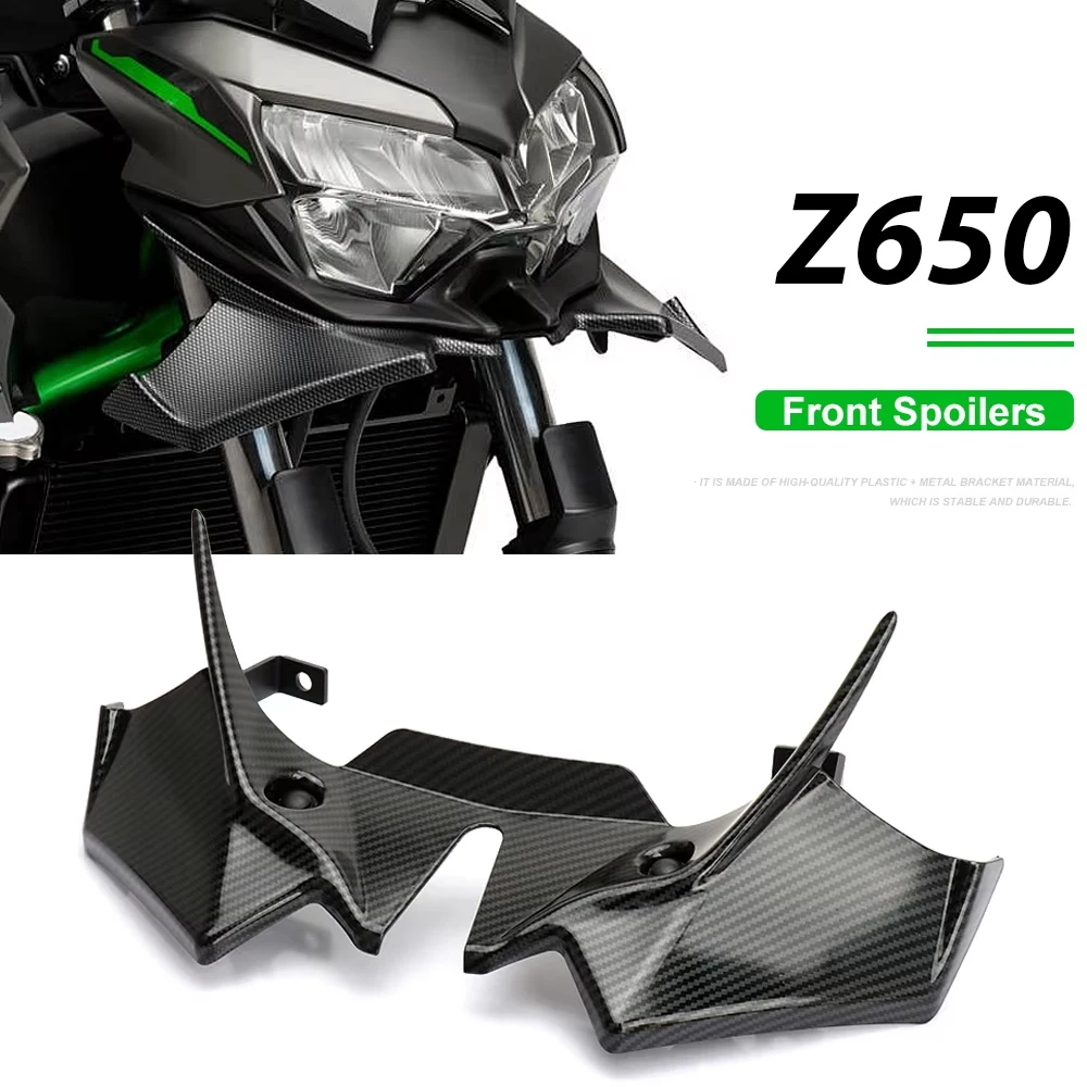 New Motorcycle Front Spoiler Fairing Winglet Aerodynamic Wing Cover Trim For Kawasaki Z650 Z 650 z650 2021 2022 2023 2024
New Motorcycle Front Spoiler Fairing Winglet Aerodynamic Wing Cover Trim For Kawasaki Z650 Z 650 z650 2021 2022 2023 2024